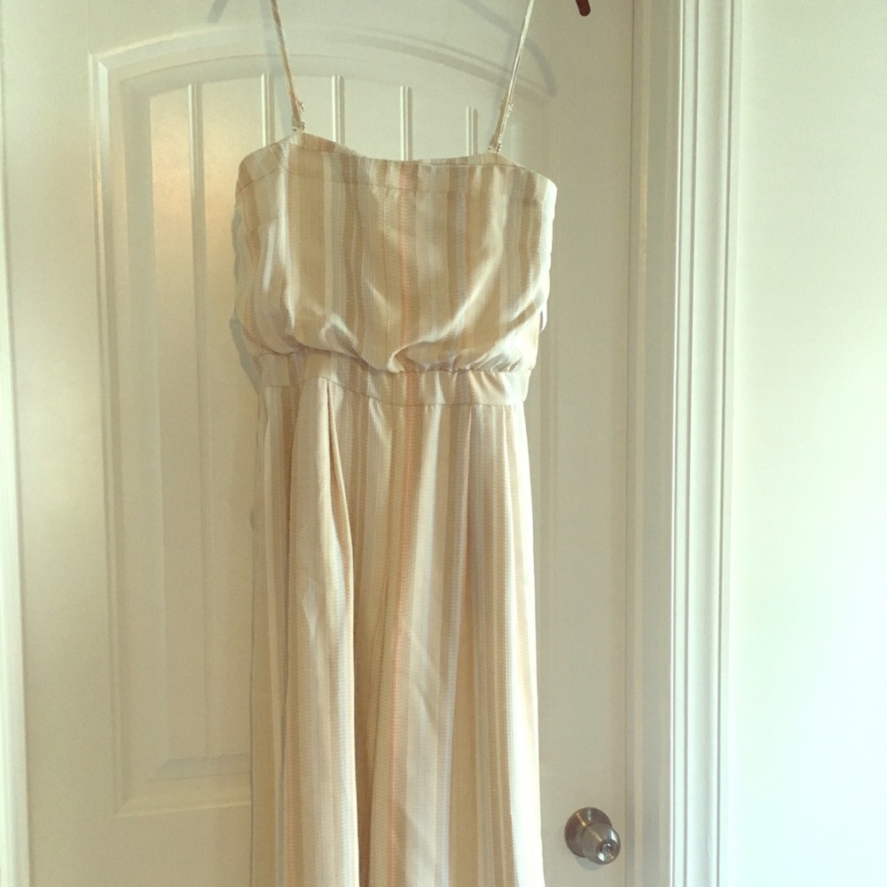 Striped Cullote Jumpsuit